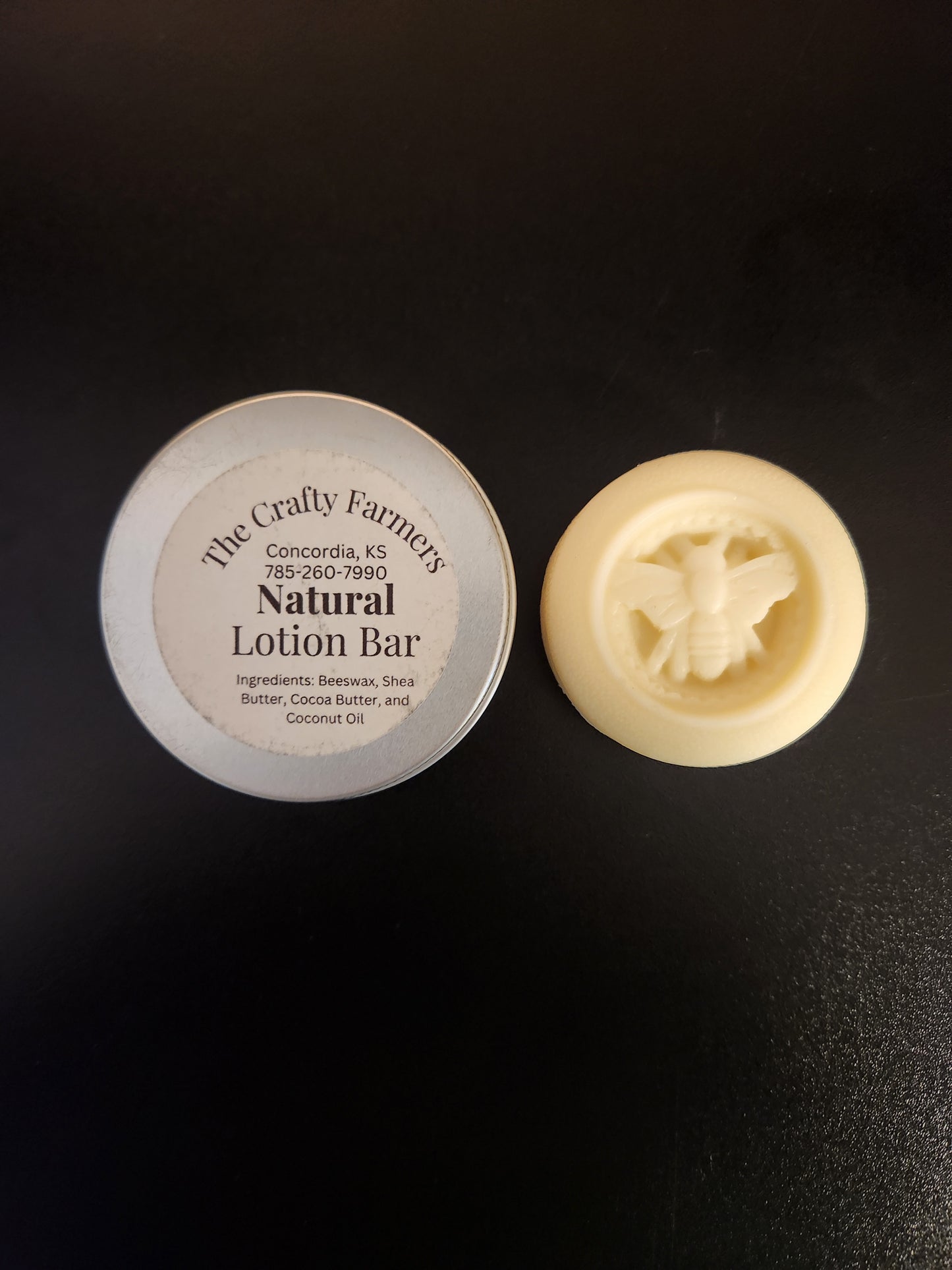 Lotion Bar- Natural (Scent Free)