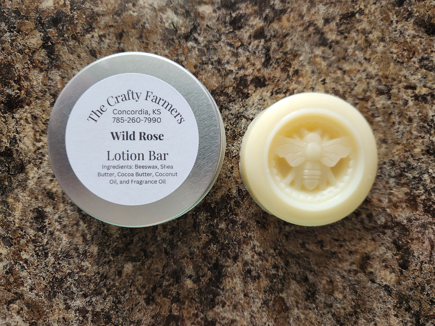 Lotion Bar- Wild Rose