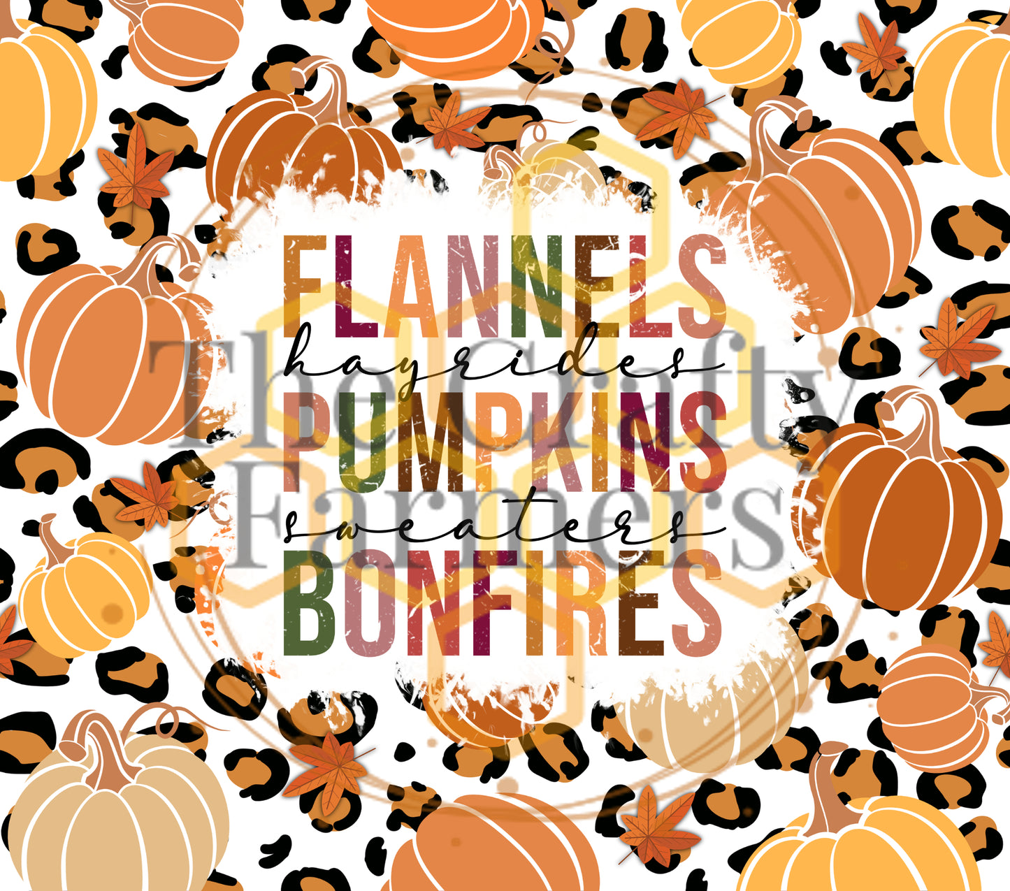 Flannels Pumpkins Bonfires