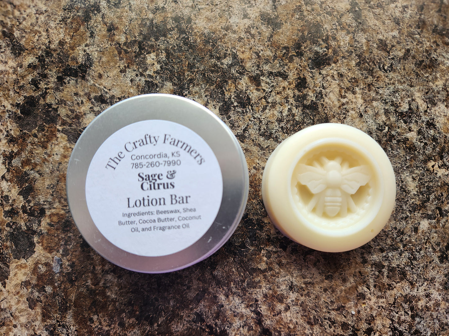 Lotion Bar- Sage & Citrus