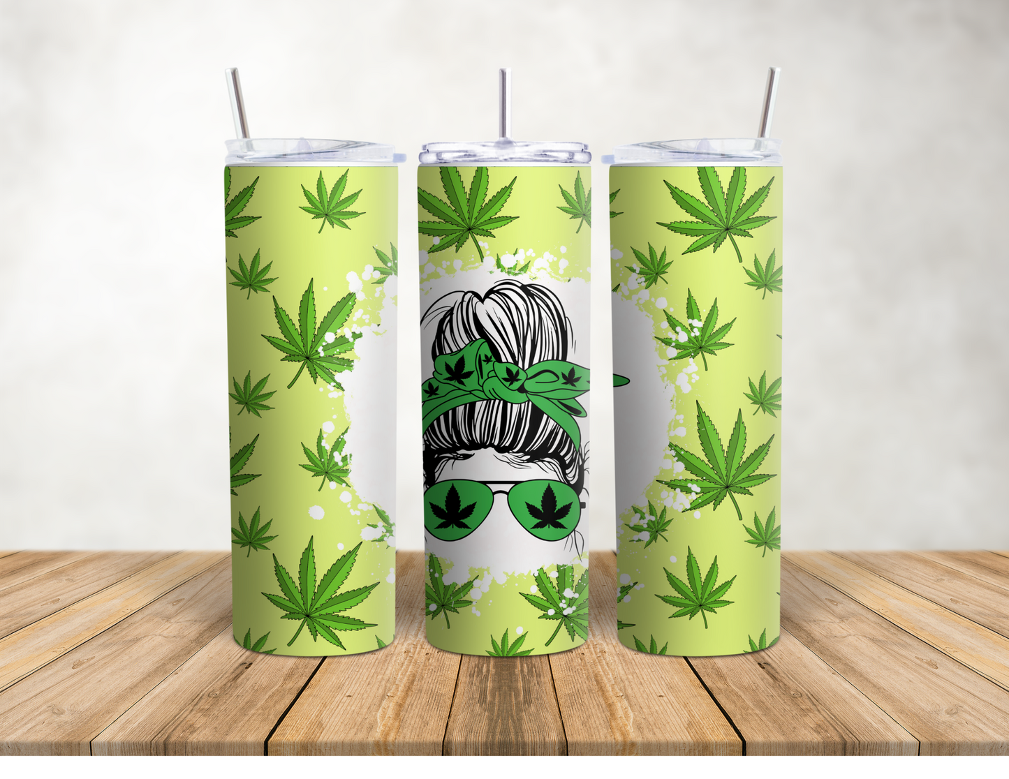 Marijuana- Messy Bun