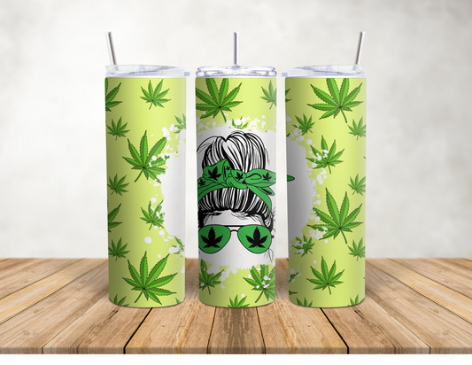 Marijuana- Messy Bun