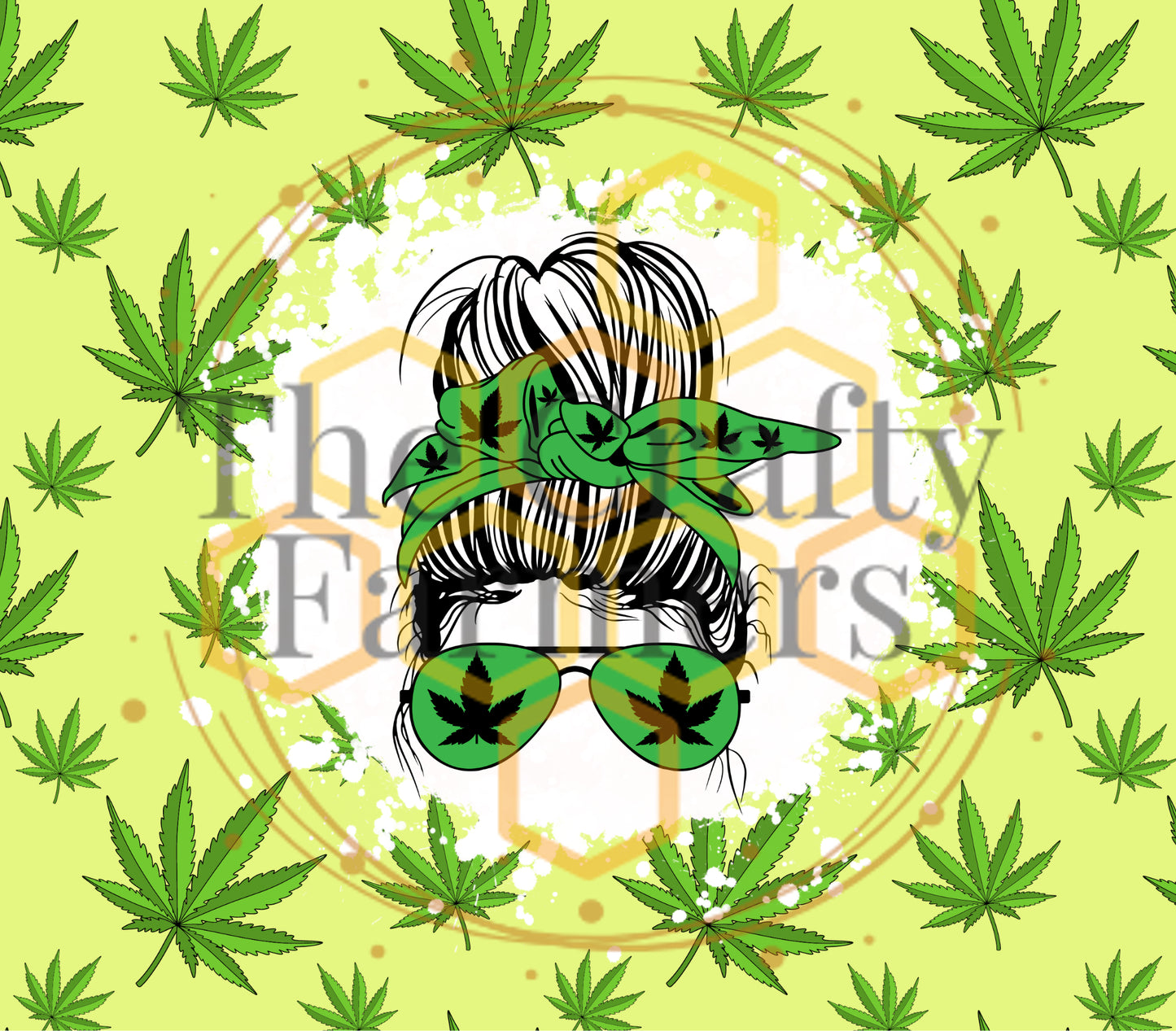 Marijuana- Messy Bun