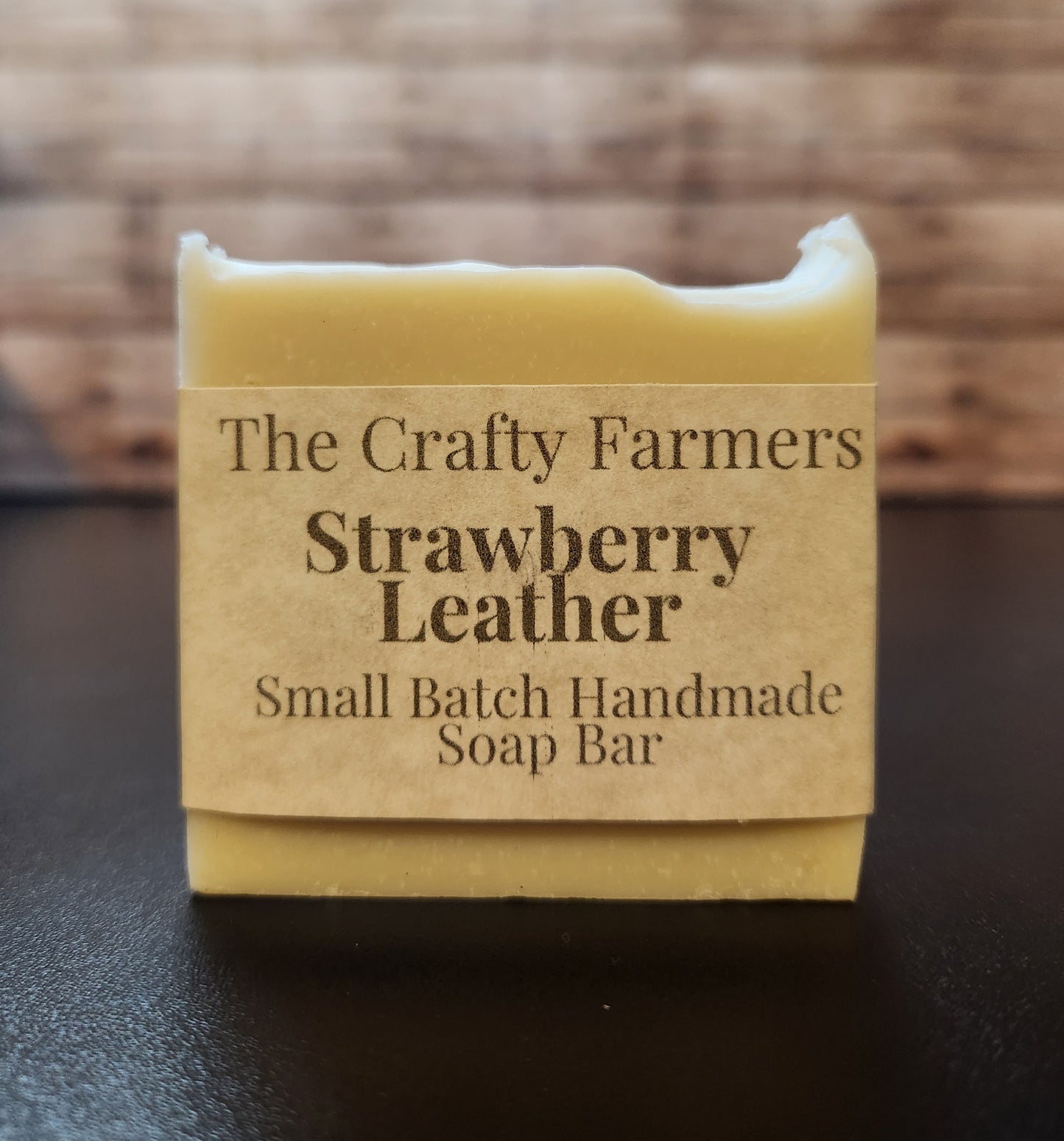 Soap Bar- Strawberry Leather