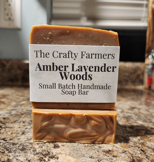 Soap Bar- Amber Lavender Woods