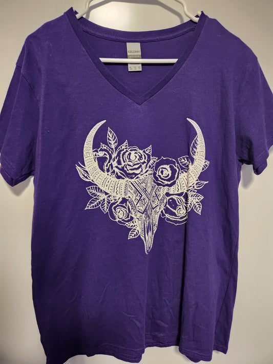 Boho Skull- Purple XL