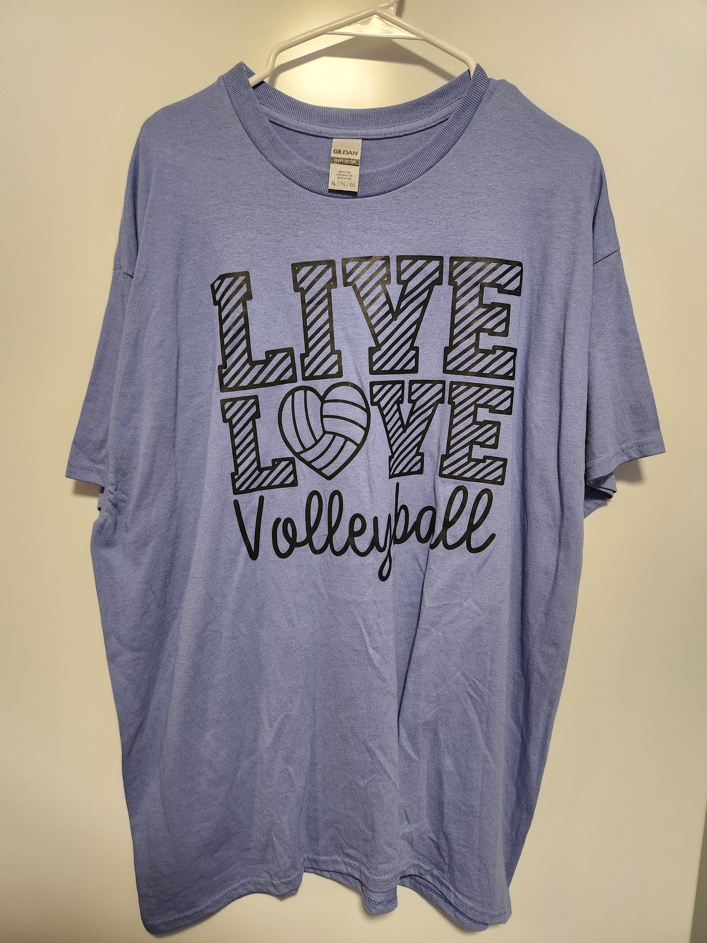 Live Love Volleyball- Lavender XL