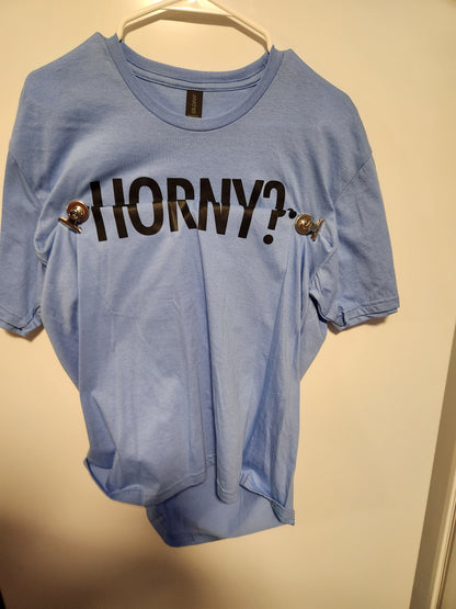 HORNY- Light Blue