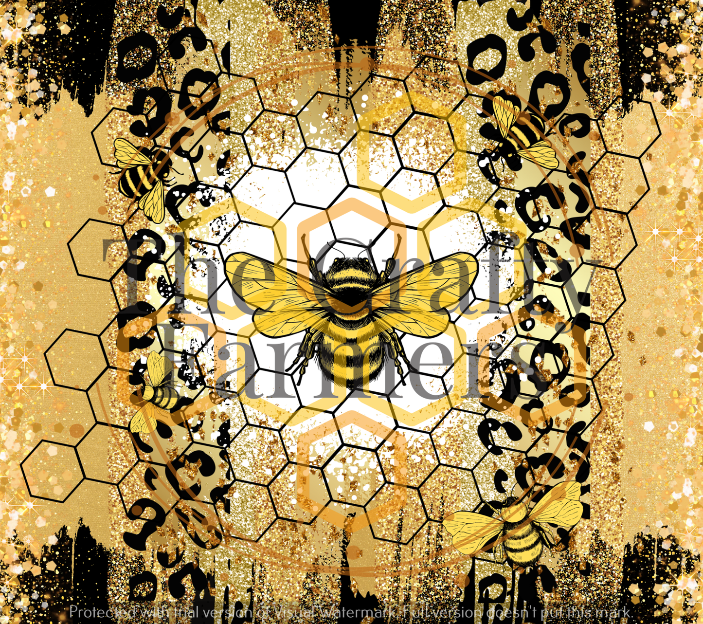 Honeybee Gold & Black