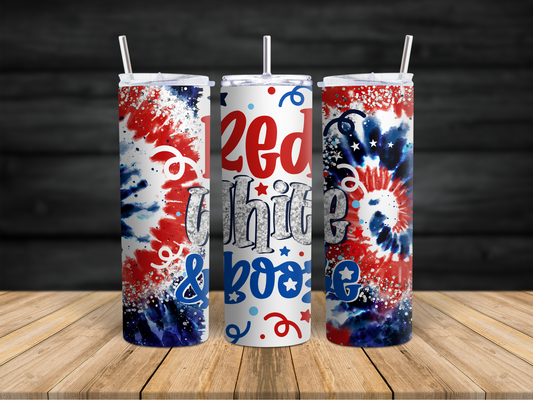 Red White & Booze-tie dye