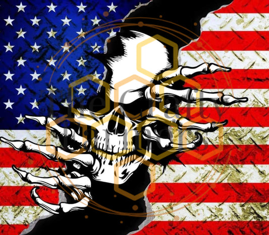 Skull & flag