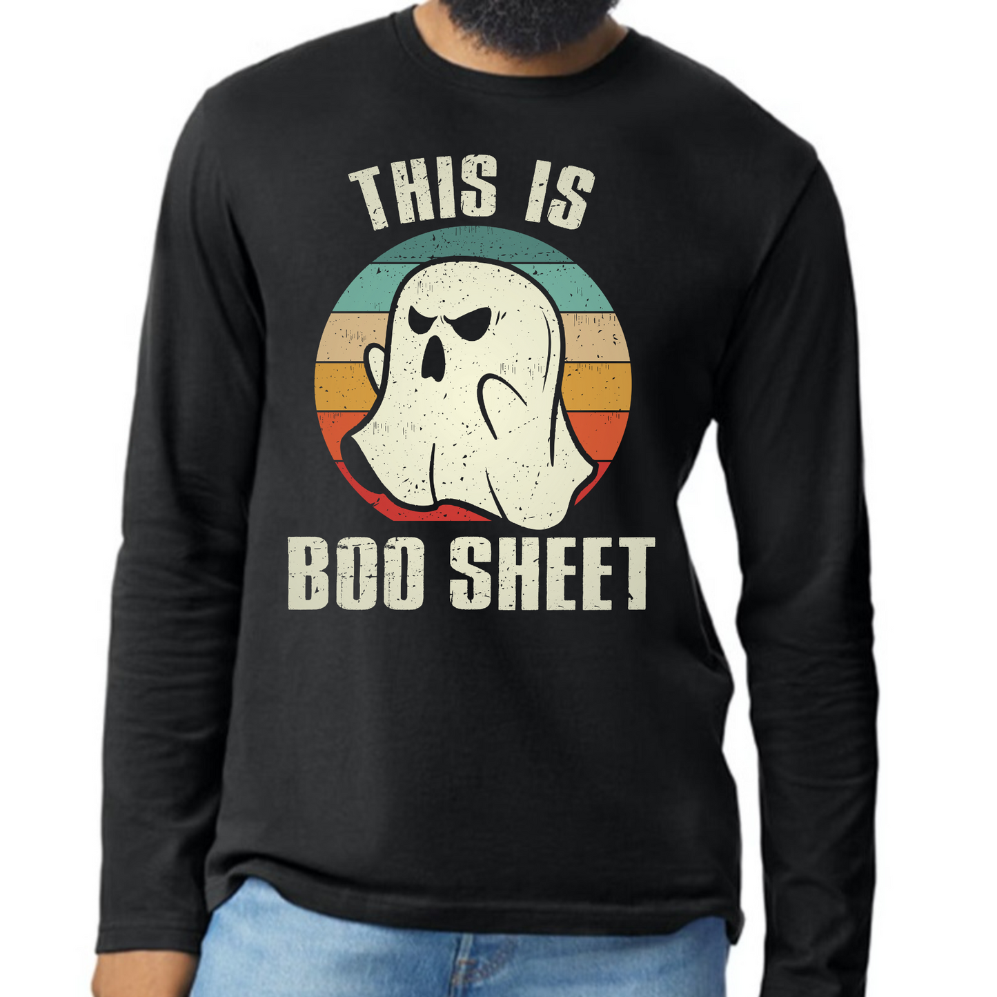 Adult Long Sleeve- This Is Boo Sheet