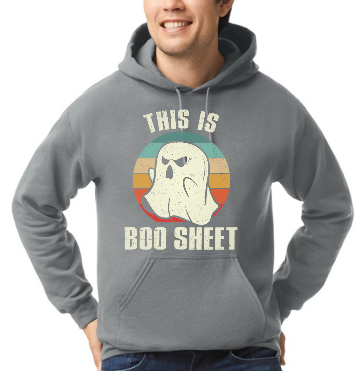 Adult Hoodie- This Is Boo Sheet