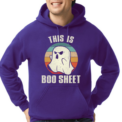 Adult Hoodie- This Is Boo Sheet