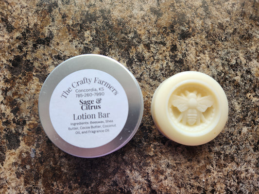 Lotion Bar- Sage & Citrus