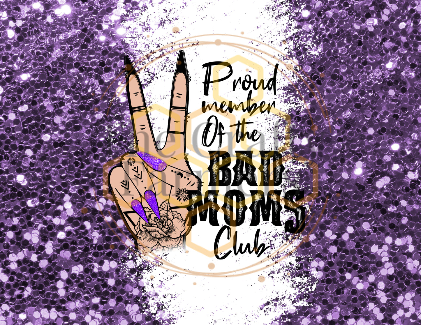 Bad Moms Club- Purple