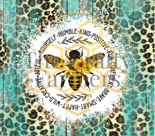 Honeybee- Blue Leopard