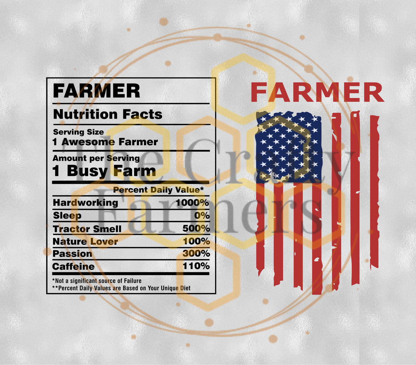 Farmer Nutrition Label