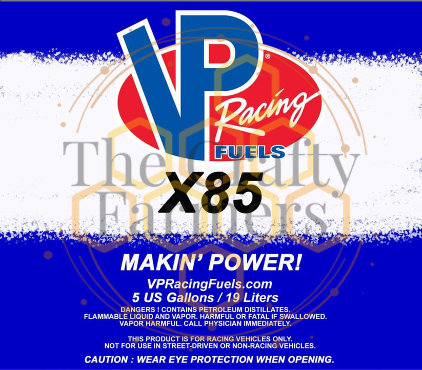 VP Racing Fuel X85 – The Crafty Farmers