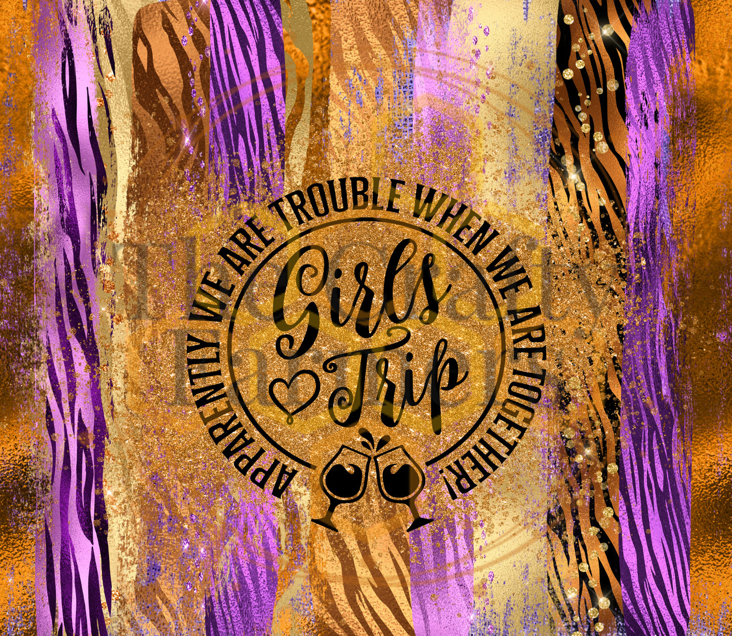 Girls Trip Gold & Purple