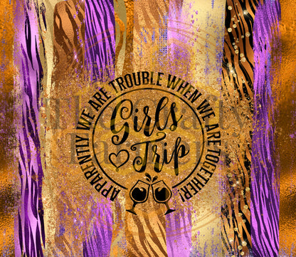 Girls Trip Gold & Purple